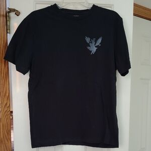 American Eagle Outfitters Black Tee with Eagle Graphic